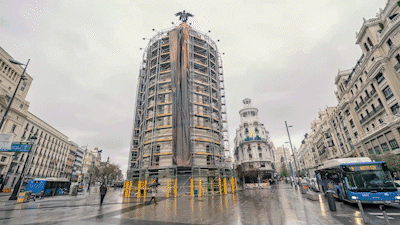 Timelapse del montaje y preparación de un evento corporativo